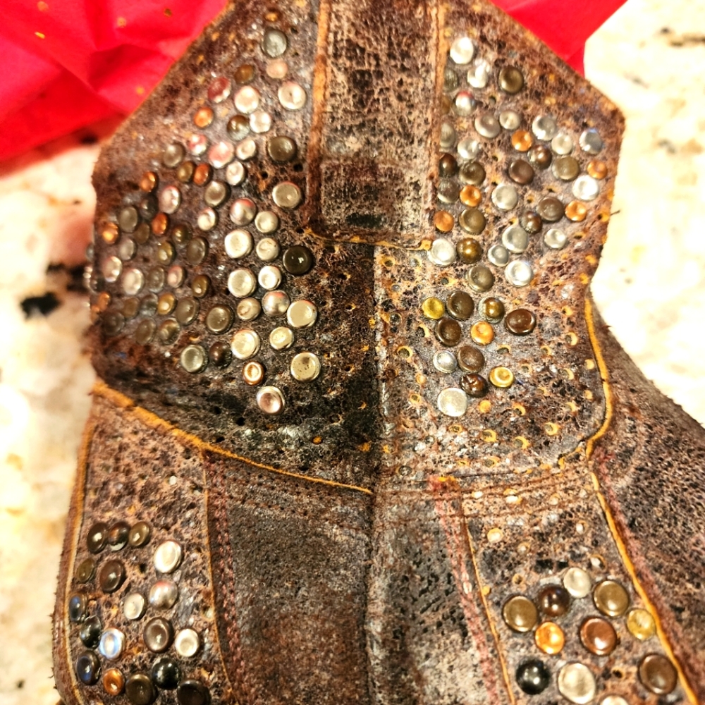 Frye Deborah Cowgirl Star studded ankle boots - Picture 6 of 12